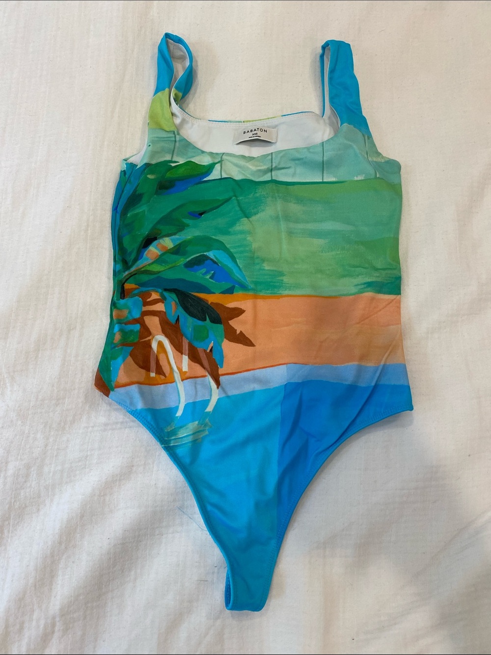 Babaton tropical one piece swimsuit